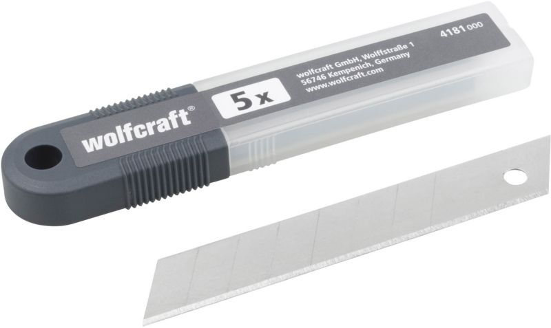 Ostrza łamane Wolfcraft Gmbh 4181000 18 mm 8 segmentów 5 szt.