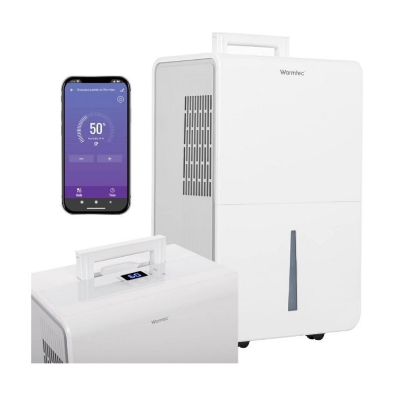 Osuszacz powietrza Warmtec 50l/24h Wi-Fi Timer ODT-50N 1 szt.
