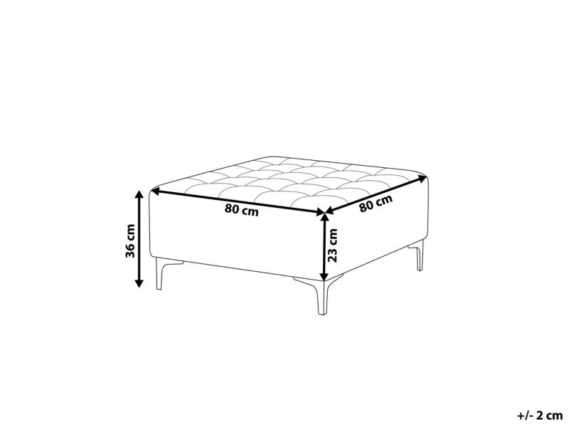 Otomana Aberdeen Ciemnoszary 1 szt.