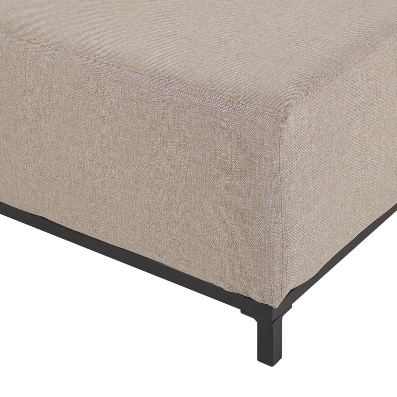Otomana Rovigo Beżowy 38 x 83 cm 1 szt.