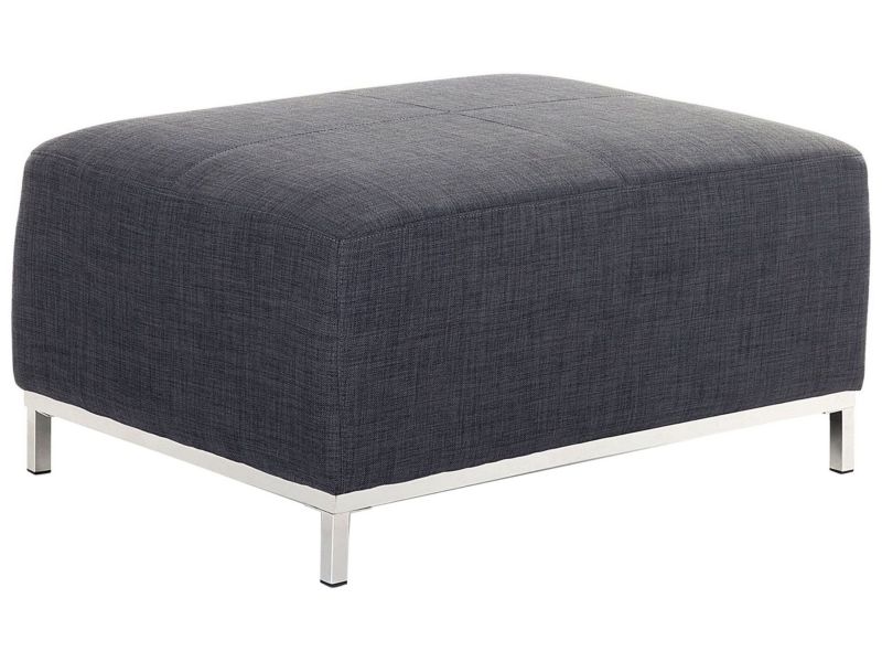 Otomana Tapicerowana Oslo Szary 1 szt.