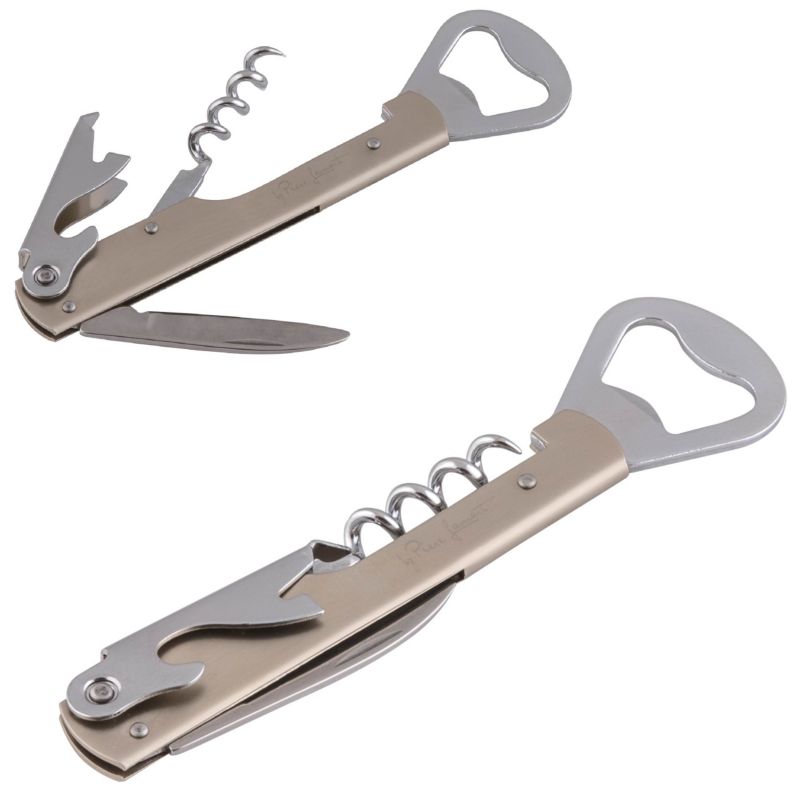 Otwieracz Lamart LT2069 Do Butelek Korkociąg Zinc 1szt