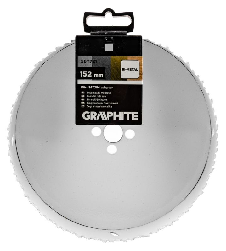 Otwornica bi-metalowa GRAPHITE 152 mm 1 szt
