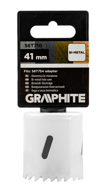 Otwornica bi-metalowa GRAPHITE 41 mm 1 szt