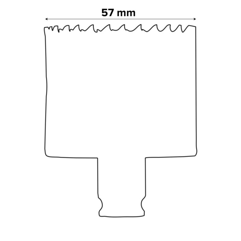 Otwornica bimetalowa Bosch 57 mm