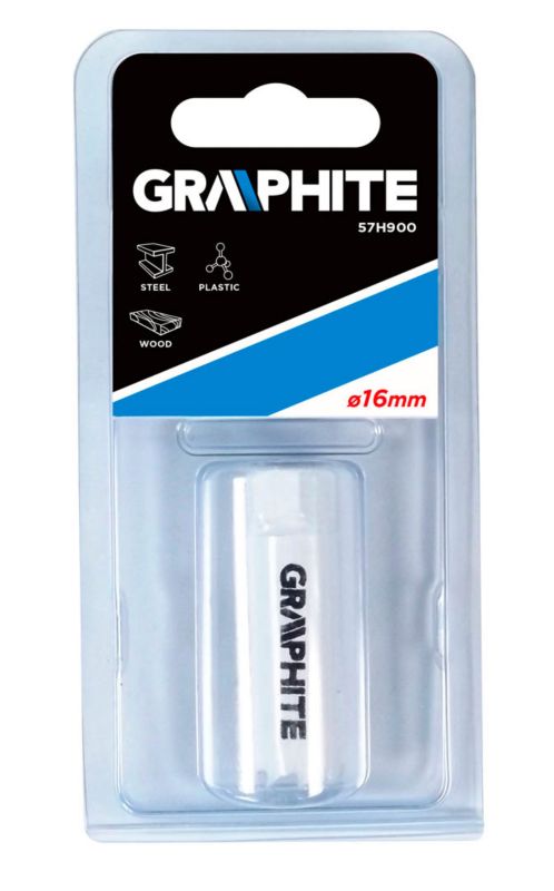 Otwornica bimetalowa GRAPHITE 16 mm progresywne uzębienie 1 szt.