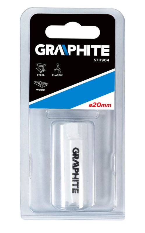 Otwornica bimetalowa GRAPHITE 20 mm progresywne uzębienie 1 szt.