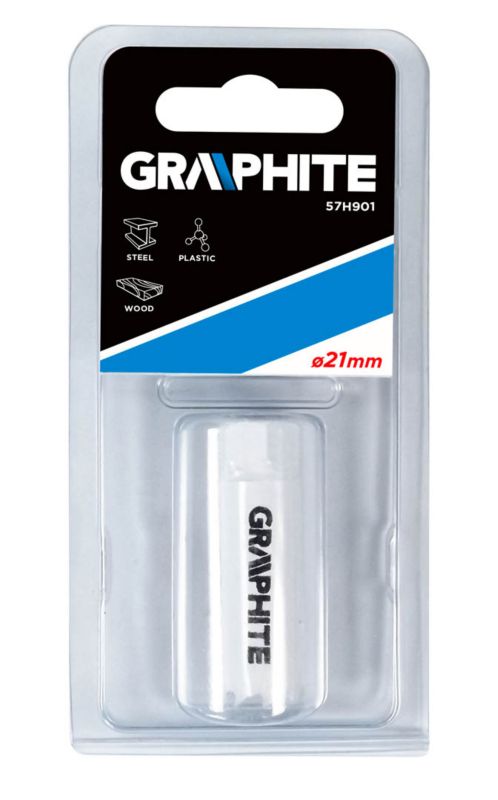 Otwornica bimetalowa GRAPHITE 21 mm progresywne uzębienie 1 szt.