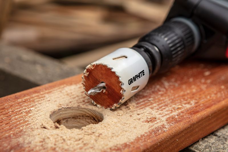 Otwornica bimetalowa GRAPHITE 21 mm progresywne uzębienie 1 szt.