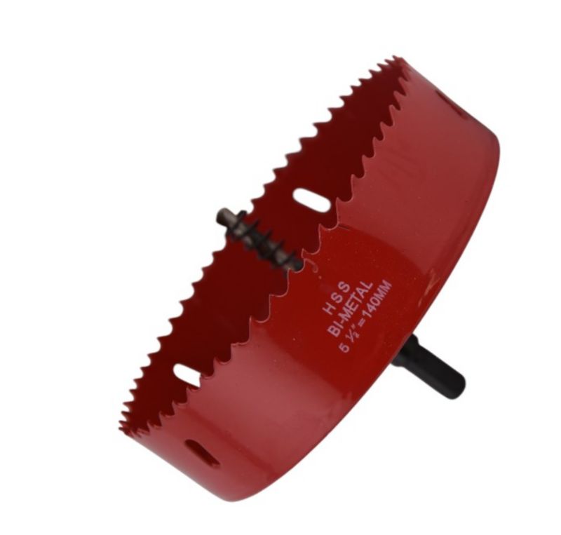 Otwornica bimetalowa Kormax 140mm HSS z uchwytem (OBMHSS140) - 1 szt.
