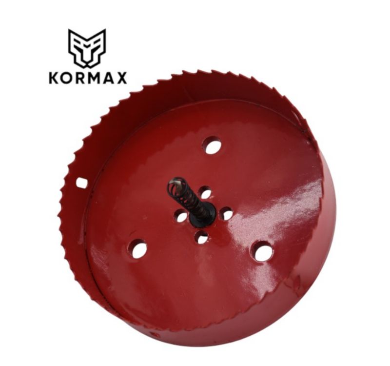 Otwornica bimetalowa Kormax 140mm HSS z uchwytem (OBMHSS140) - 1 szt.