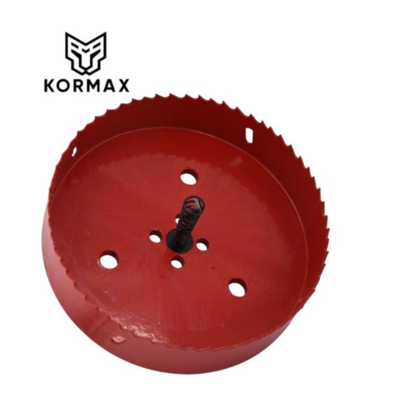 Otwornica bimetalowa Kormax 145mm HSS z uchwytem  (OBMHSS145) - 1 szt.