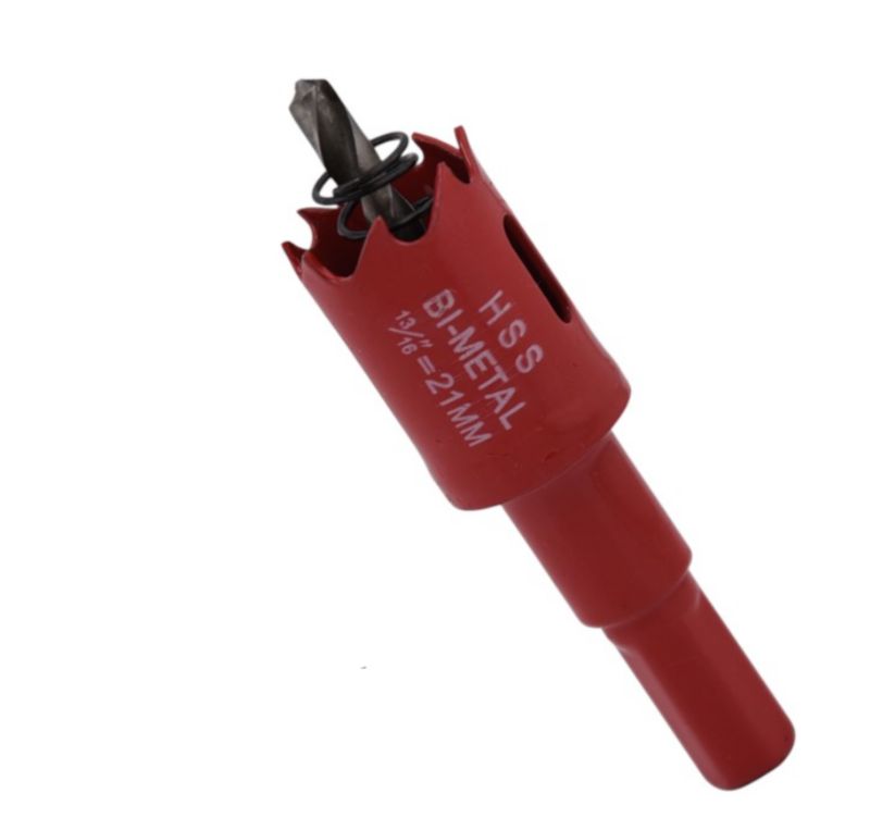 Otwornica bimetalowa Kormax 21mm HSS z uchwytem (OBMHSS21) - 1 szt.