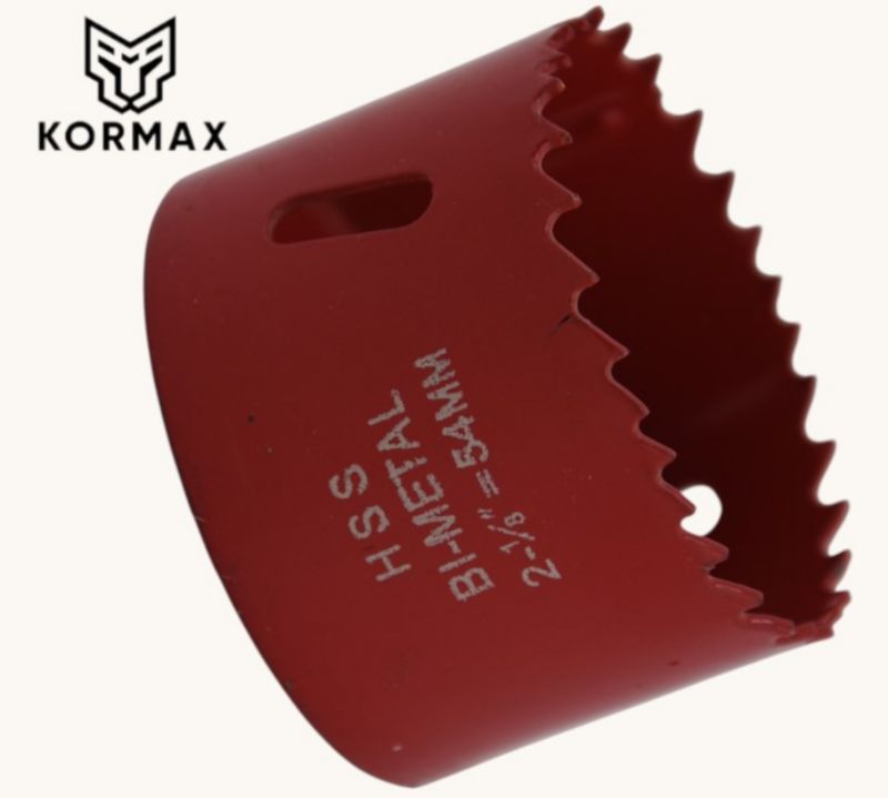 Otwornica bimetalowa Kormax 54mm HSS M42 (OBM54) - 1 szt.