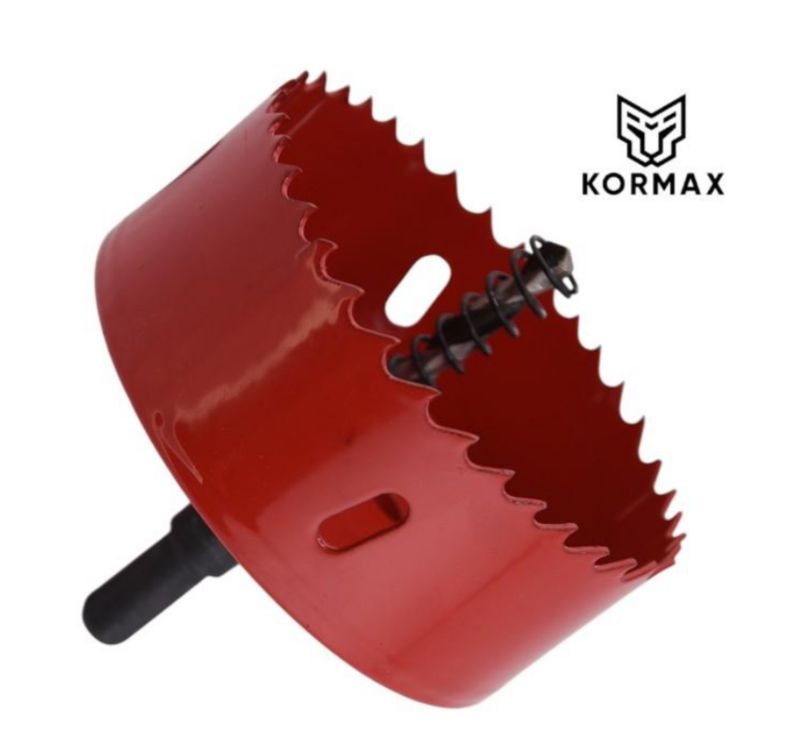 Otwornica bimetalowa Kormax 90mm HSS z uchwytem (OBMHSS90) - 1 szt.