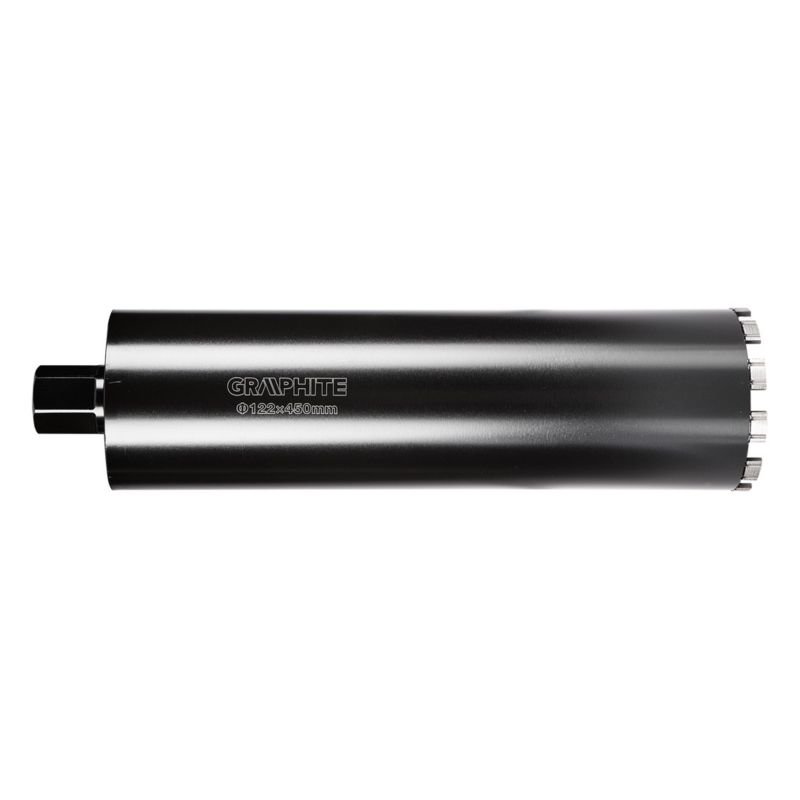 Otwornica diamentowa do wiertnicy GRAPHITE 122 x 450 mm x 11T wykonana z solidnej stali 1 szt.