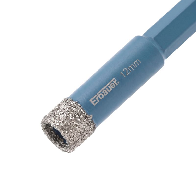 Otwornica diamentowa Erbauer Dry HEX 12 mm