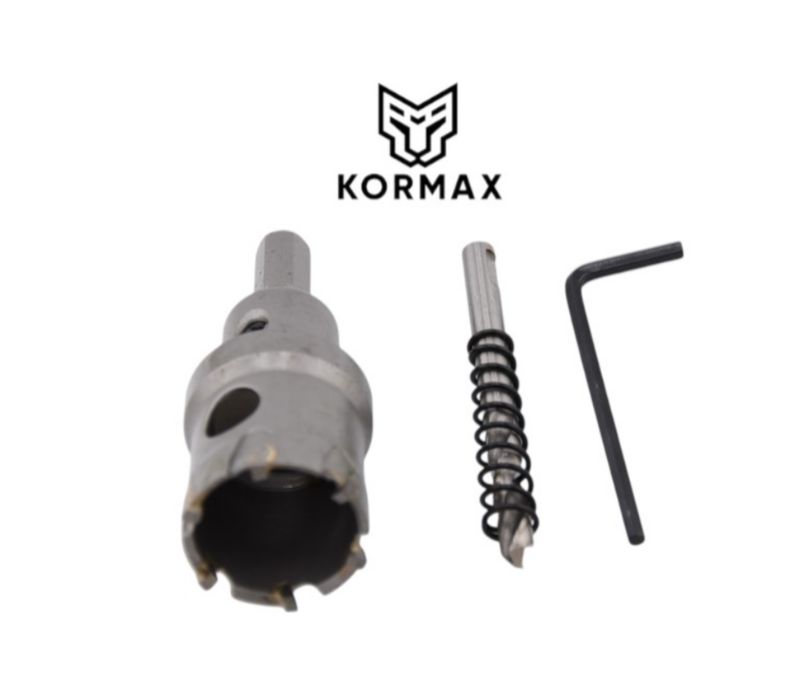 Otwornica do metalu Kormax 30mm x 25mm wiertło koronowe z węglikiem TCT krótkie (TCTJK30) - 1 szt.