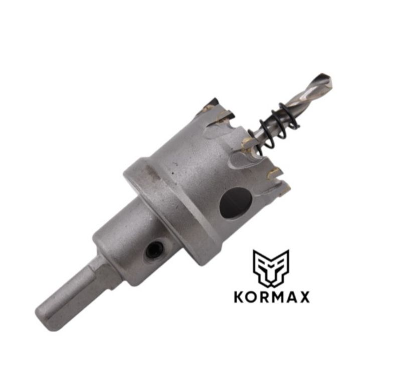 Otwornica do metalu Kormax 35mm x 25mm wiertło koronowe z węglikiem TCT krótkie (TCTJK35) - 1 szt.