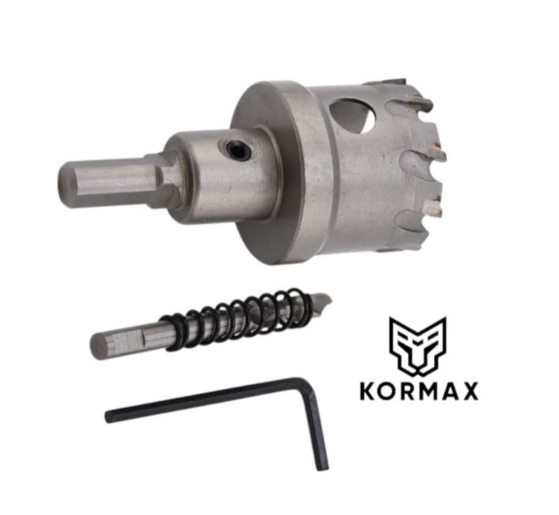 Otwornica do metalu Kormax 39mm x 25mm wiertło koronowe z węglikiem TCT krótkie (TCTJK39) - 1 szt.