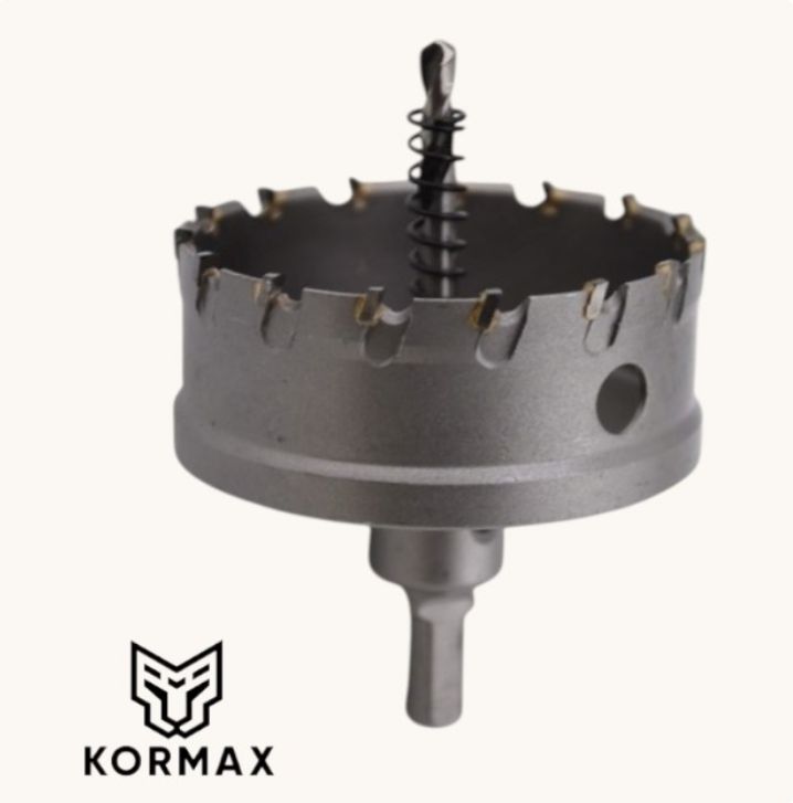 Otwornica do metalu Kormax 82mm x 25mm wiertło koronowe z węglikiem TCT krótkie (TCTJK82) - 1 szt.