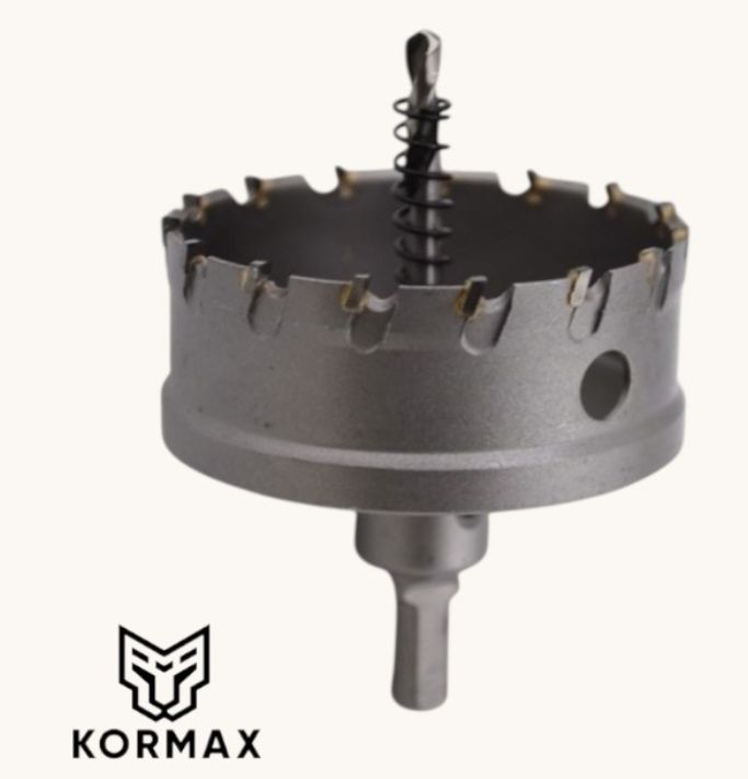 Otwornica do metalu Kormax 83mm x 25mm wiertło koronowe z węglikiem TCT krótkie (TCTJK83) - 1 szt.