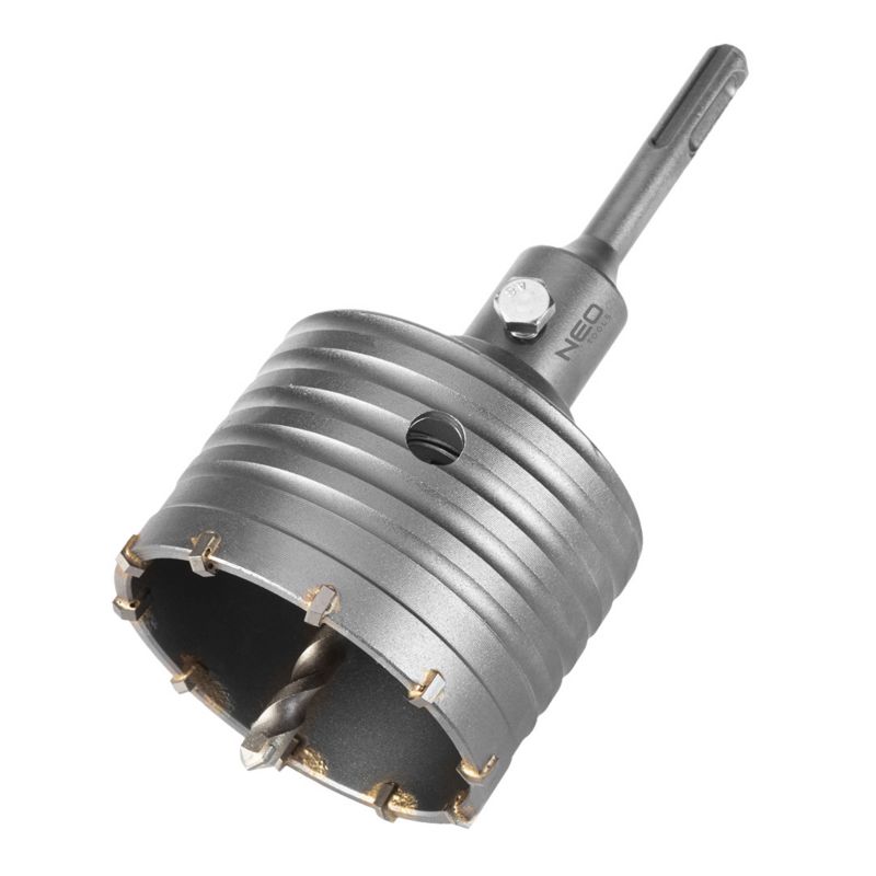 Otwornica widiowa NEO TOOLS 80mm z adapterem SDS+ oraz wiertłem pilotującym 1 szt