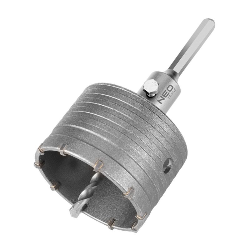 Otwornica widiowa NEO TOOLS 85 mm z adapterem HEX oraz wiertłem pilotującym 1 szt