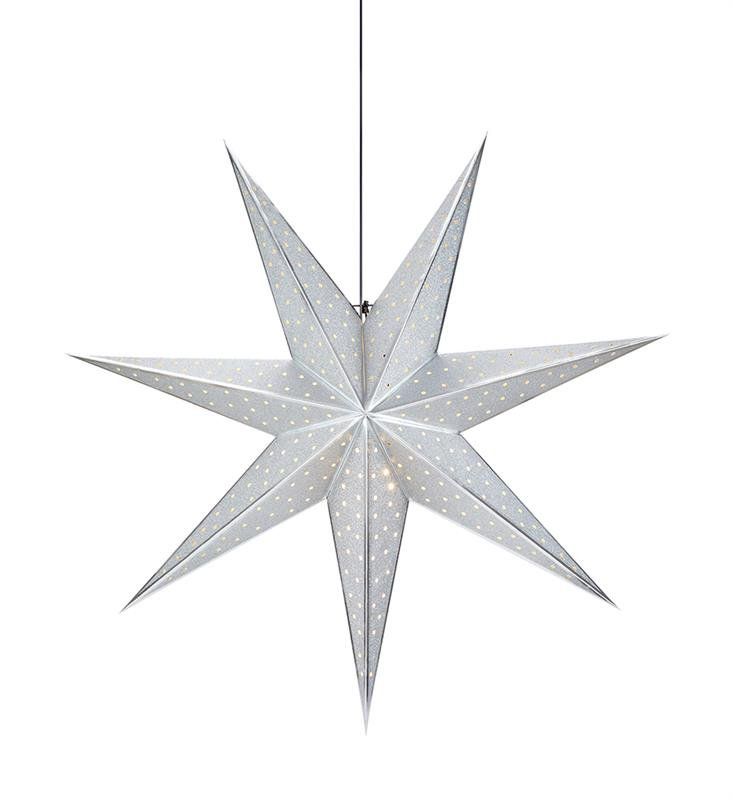Ozdoba wisząca świetlna Gwiazda 75cm srebrny GLITTER 705788 Markslojd 1 szt.