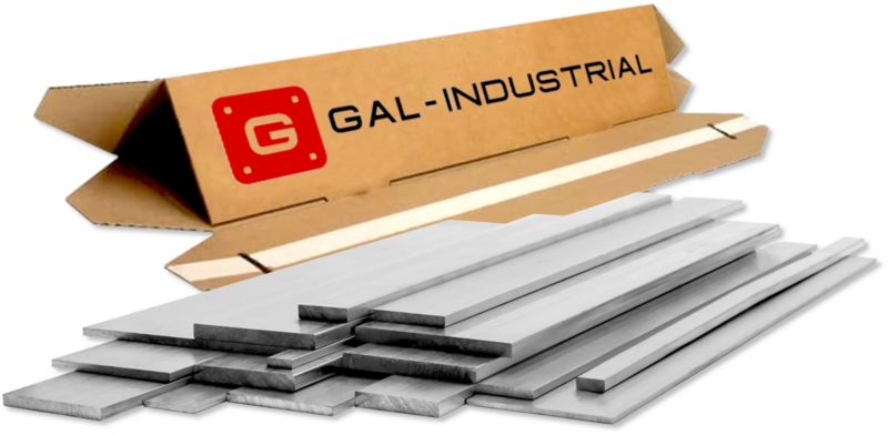 Płaskownik Aluminiowy GAL-INDUSTRIAL 80x5 100 cm Profil Aluminium ...