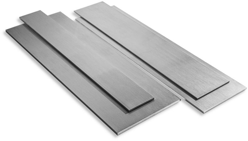 Płaskownik Aluminiowy SZCZOTKOWANY GAL-INDUSTRIAL 80x5mm 190cm Profil Aluminium NA WYMIAR 1 szt.