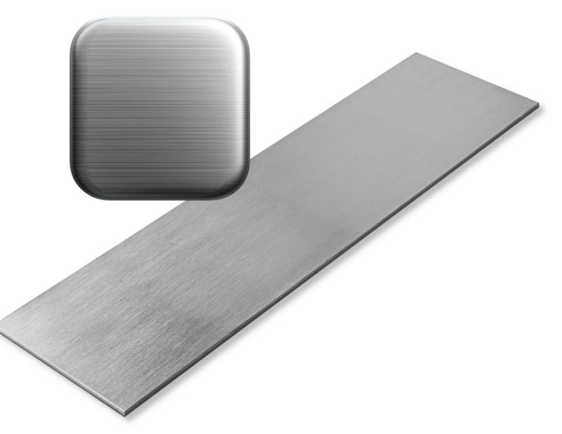 Płaskownik Aluminiowy SZCZOTKOWANY GAL-INDUSTRIAL 80x5mm 190cm Profil Aluminium NA WYMIAR 1 szt.