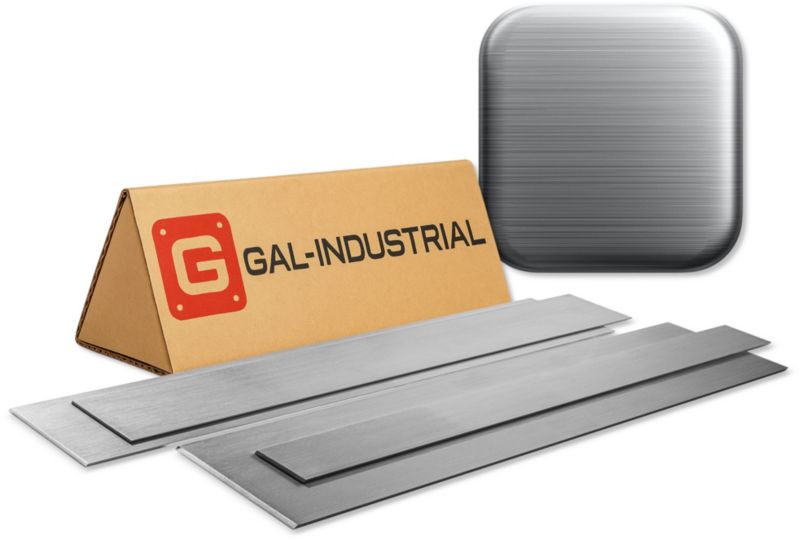 Płaskownik Aluminiowy SZCZOTKOWANY GAL-INDUSTRIAL 80x5mm 190cm Profil Aluminium NA WYMIAR 1 szt.