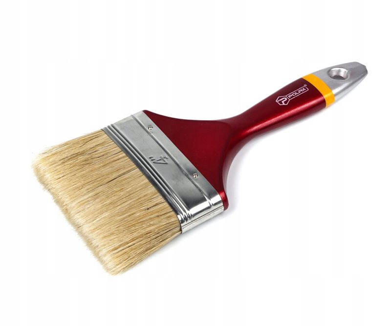 Pędzel płaski malarski Polax EURO naturalne włosie 10 cm 1 szt.