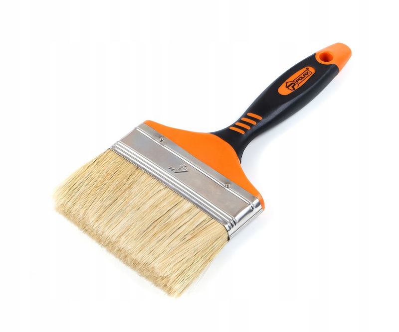 Pędzel płaski Polax malarski ELITE naturalne włosie 10 cm 1 szt.