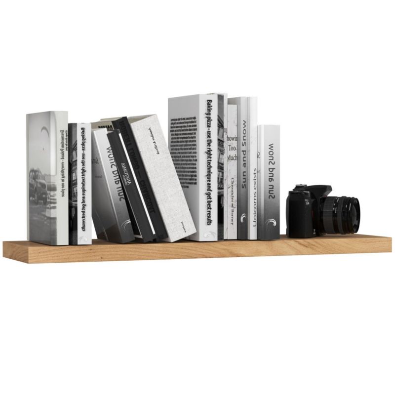 Półka Akord PS4 Dąb Sonoma 80 cm kolor Dąb Sonoma mat 80x20x3,2 cm 1 szt.