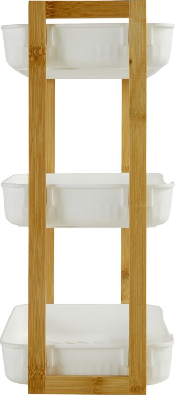 Półka łazienkowa 3-poziomowa Natureo 5Five Simply Smart biała 45 x 20,5 cm 1 szt.