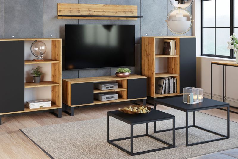 Półka Kobi  Shelf 100 cm dąb craft złoty 1 szt.