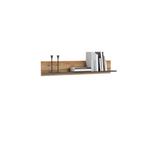 Półka Kobi  Shelf 100 cm dąb craft złoty czarny 1 szt.
