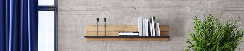 Półka Kobi  Shelf 100 cm dąb craft złoty czarny 1 szt.