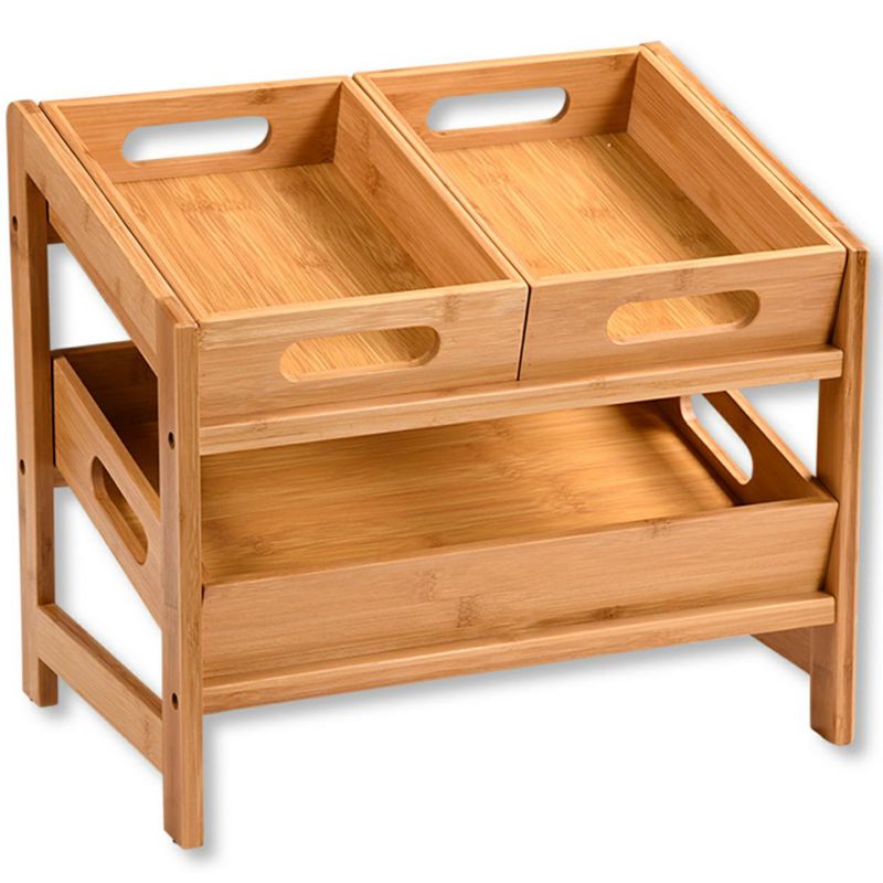 Półka kuchenna bambusowa Kesper brąz h40x35 cm 1 szt.