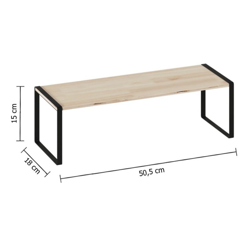 Półka kuchenna na blat Blackwood 5Five Simply Smart brązowa 18 cm 1 szt.