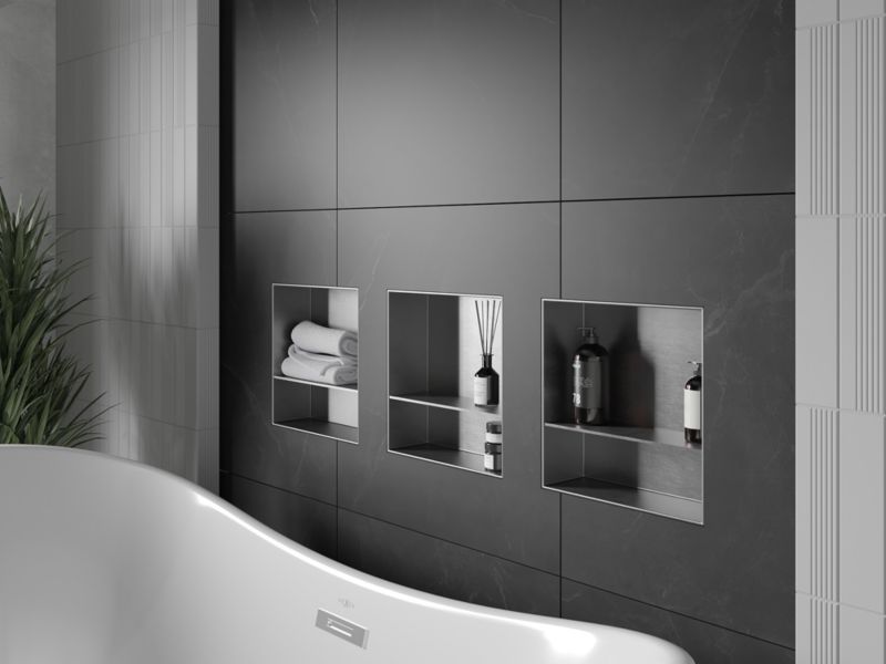 Półka wnękowa Mexen X-Wall-NR inox 30x30 cm 1 szt.