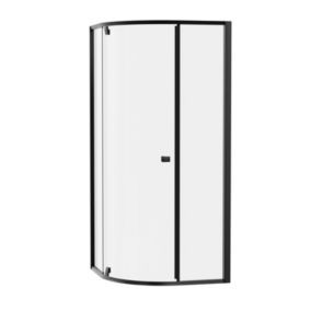 Półokrągła kabina prysznicowa Ravak Pivot PSKK3-90 czarny transparent 1szt