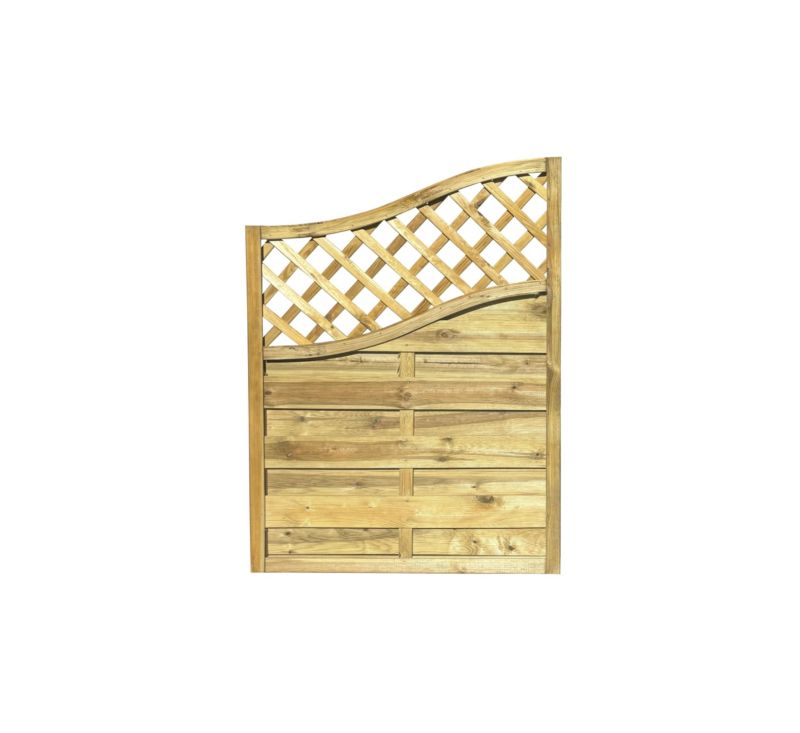 Płot "Aga" 2x fala Roma 90x120/100 cm 1szt.