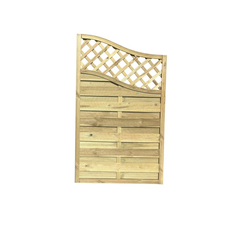 Płot "Aga" 2x fala Roma 90x150/130 cm 1szt.