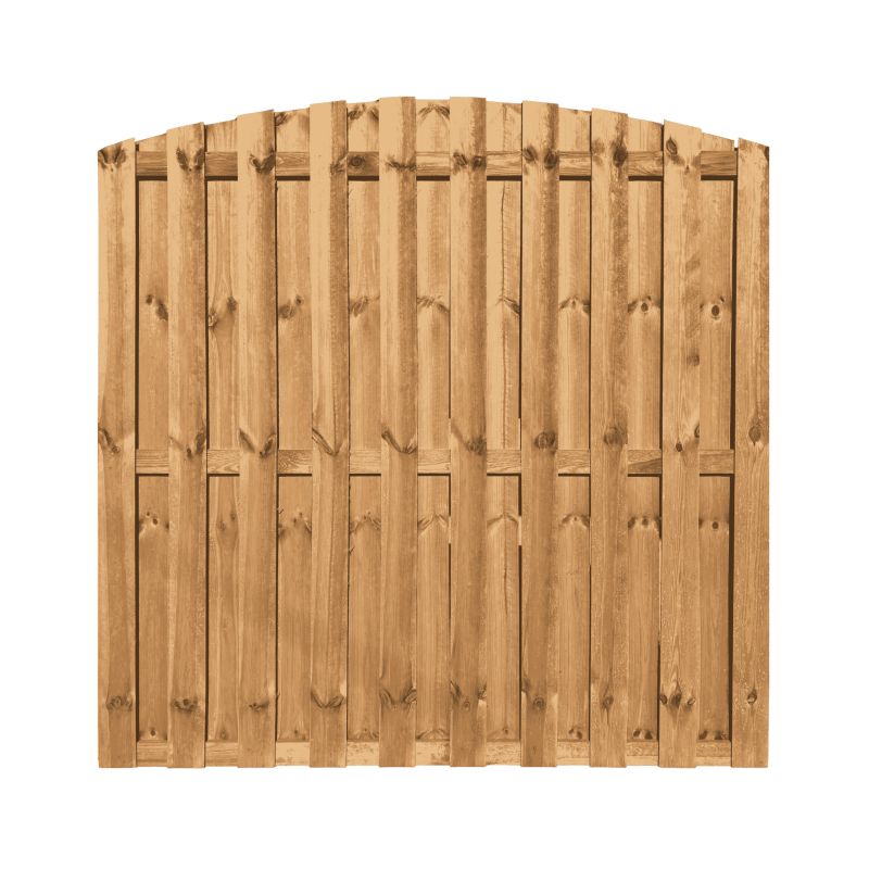 Płot Multi łuk brąz Roma 180x180/165 cm 1szt.