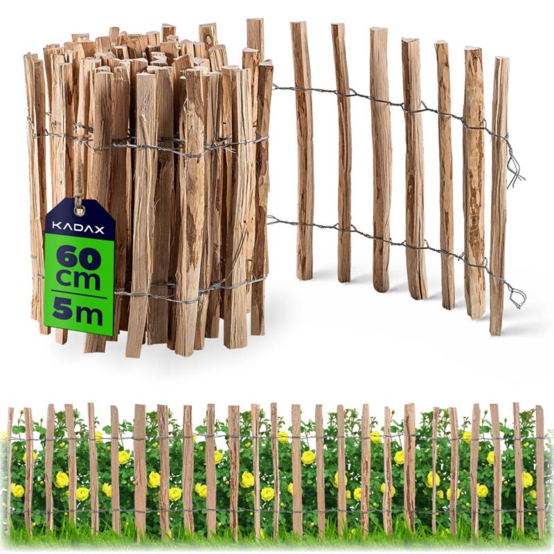Płot Ogrodowy KADAX Leszczynowy Ogrodzenie 500x60 4-6cm 1szt.
