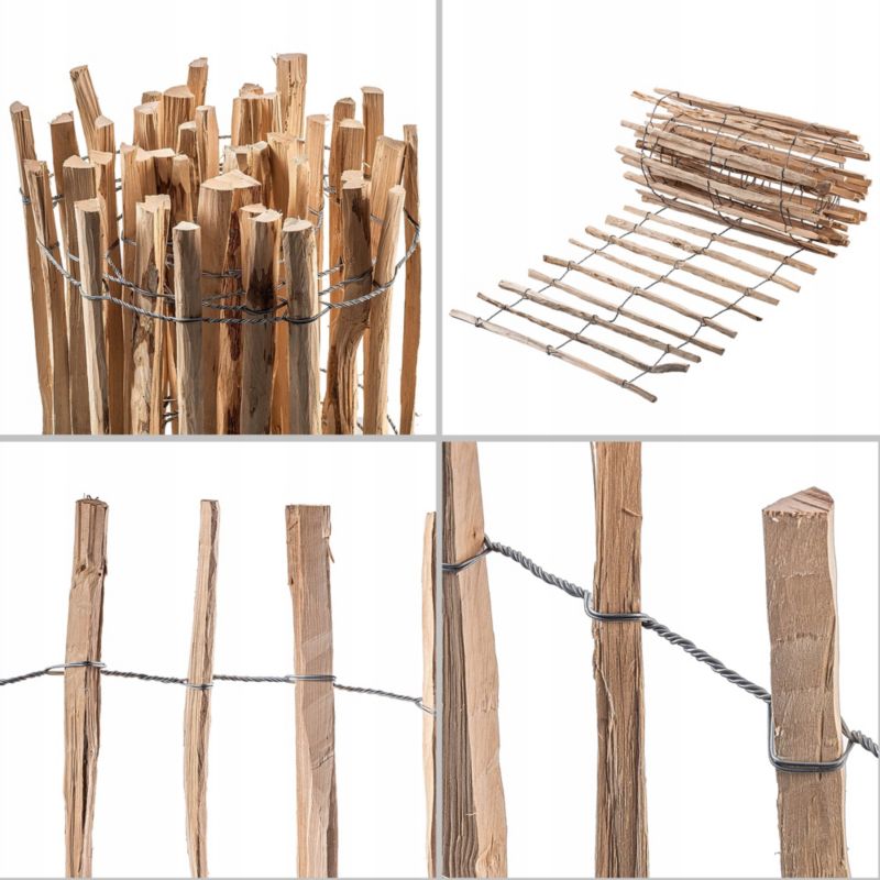 Płot Ogrodowy KADAX Leszczynowy Ogrodzenie 500x80 7-9cm 1szt.