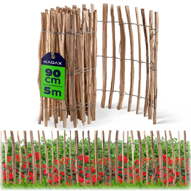 Płot Ogrodowy KADAX Leszczynowy Ogrodzenie 500x90 4-6cm 1szt.